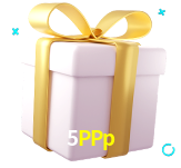 Receba seus bônus de boas-vindas no 5PPp
