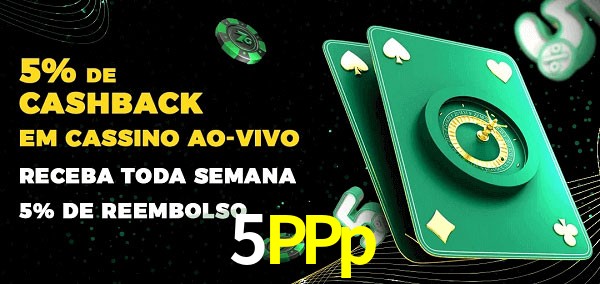 Promoções do cassino ao Vivo 5PPp